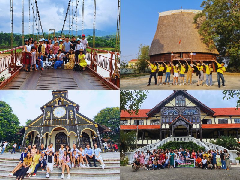 Gà nướng cơm lam Măng Đen