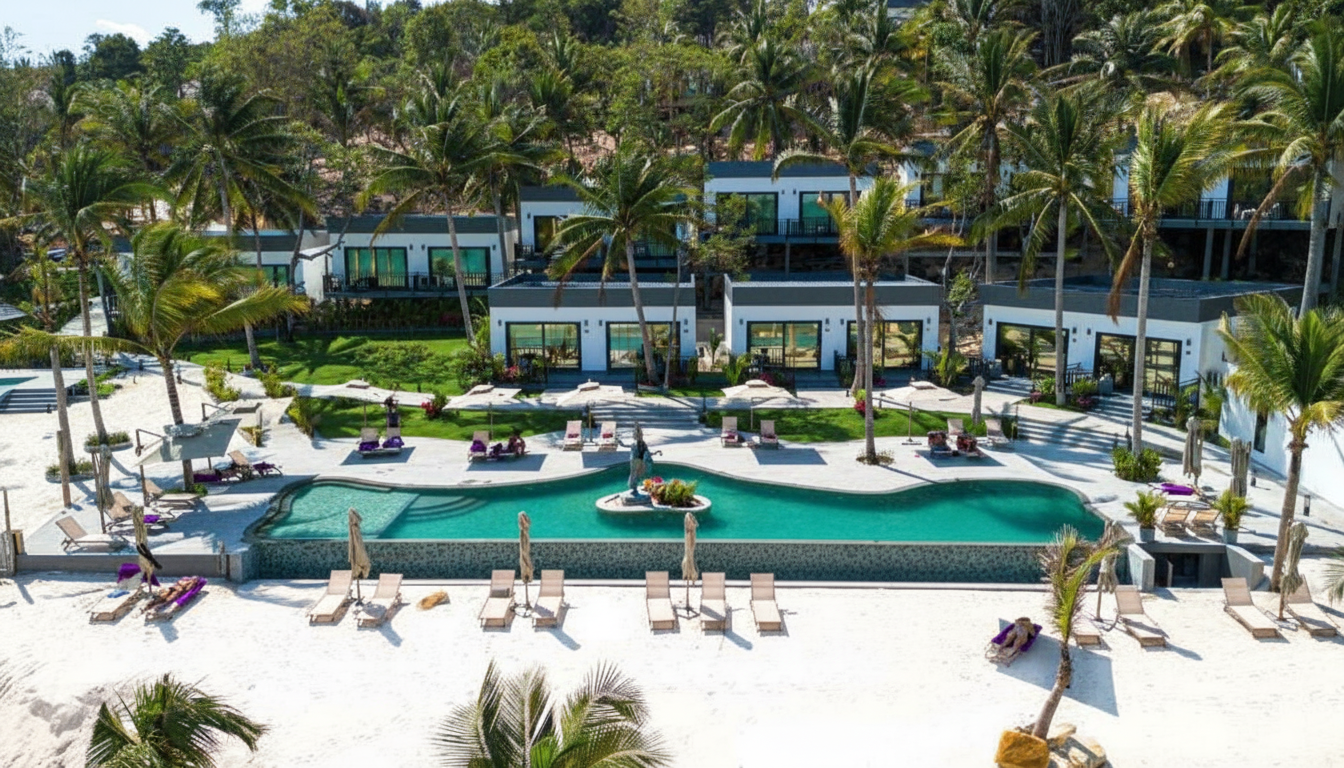 Hồ bơi khách sạn 3 sao Kon Tum