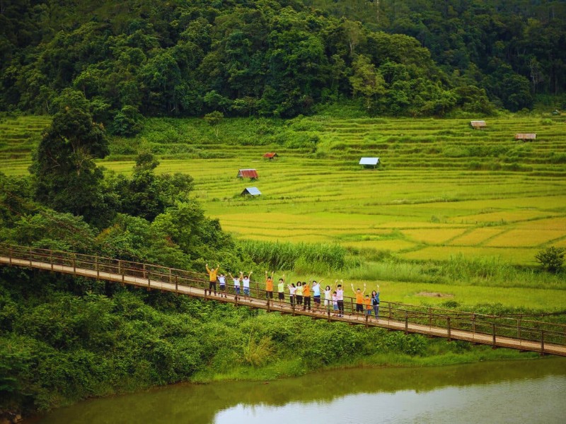 Cầu treo Kon Tu Rằng Măng Đen Cầu treo Kon Tu Rằng Măng Đen