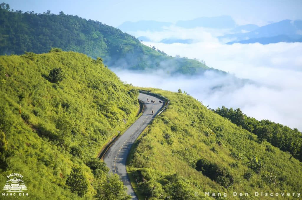 Măng Đen từ trên cao Măng Đen từ trên cao